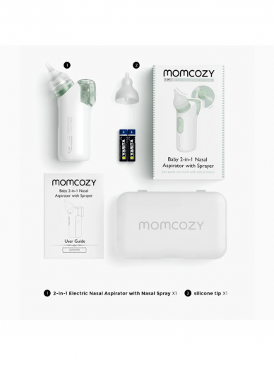 Electric nasal aspirator for babies, Momcozy 6