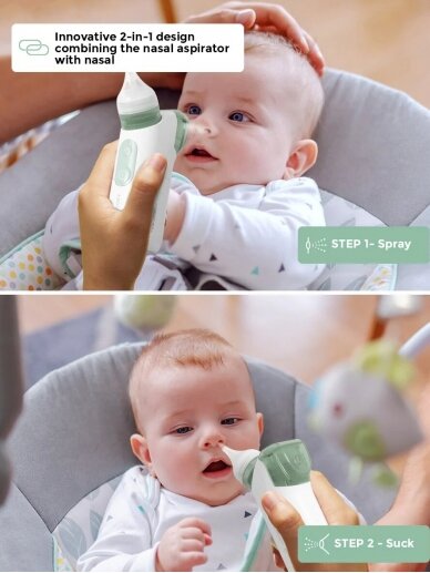 Electric nasal aspirator for babies, Momcozy 2