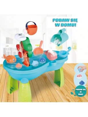 WOOPIE Water Table 2in1 Sandbox krioklys 10 vnt.