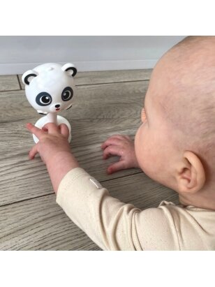 WOOPIE BABY Rattle White and Black Panda 0m+