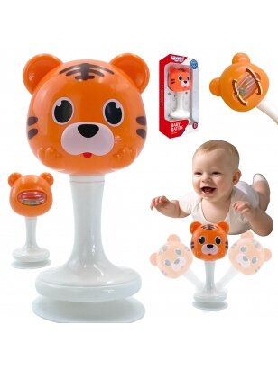 WOOPIE BABY Orange Tigger Rattle 0m+