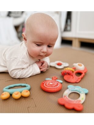 WOOPIE BABY Sensorinių barškučių dantukų rinkinys