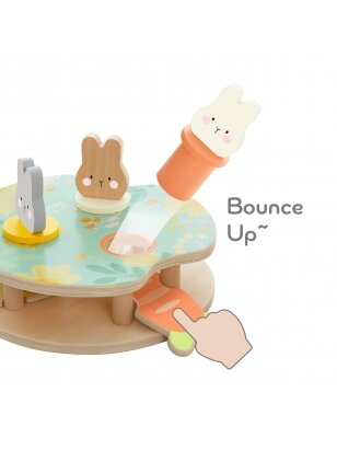 Žaidimas CLASSIC WORLD Wooden Pop Up Bunnies 12m+