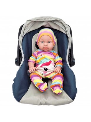 WOOPIE ROYAL lėlių drabužių rinkinys Romper Unicorn Bodysuit kepurė 43-46 cm