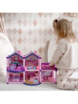 WOOPIE Pony Dollhouse PONY FANTASY VILLA 120 vnt.