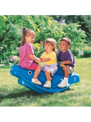 LITTLE TIKES Blue Rocking Whale Rocker