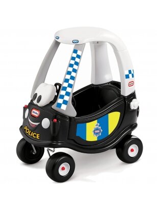 Little Tikes važiuoja policijos patruliniu automobiliu, jaukiu kupė policijos automobiliu