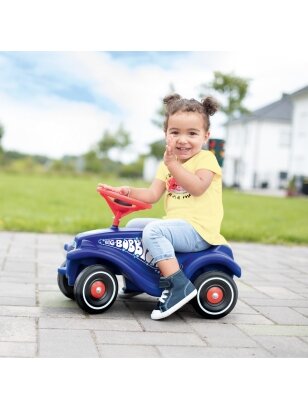 DIDELIS klasikinis važiuojamasis automobilis su delfinų piešiniu