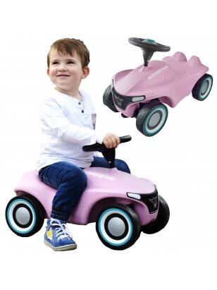 BIG Pink Push Ride Ant Bobby Car Neo Pink vaikams