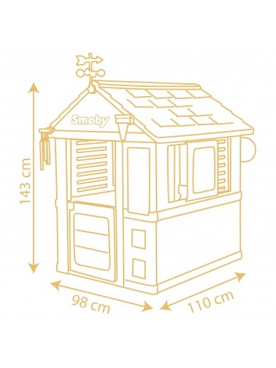 SMOBY 4 Seasons Garden House 6