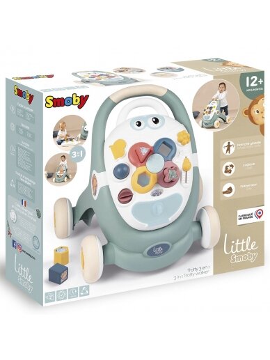 SMOBY stumdukas Little Walker 3in1 13