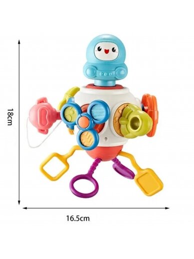 WOOPIE BABY Montessori sensorinis kubas 8in1 2