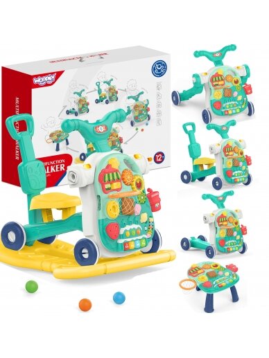 WOOPIE BABY Walker 5in1 daugiafunkcinis mėlynas 1+