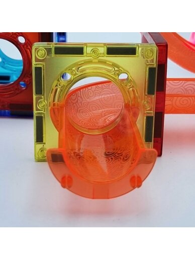 WOOPIE Magnetic Blocks Ball Track Light 49 vnt. 16