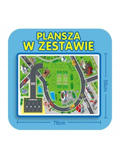 WOOPIE Track Spiral Garažas žaisliniams automobiliams 3 vnt. 6