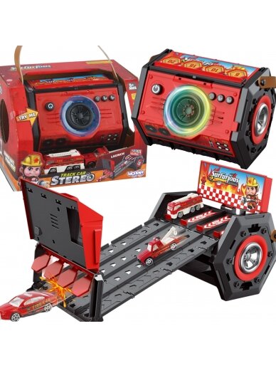 WOOPIE Surfurious Downhill Track 2in1 Boombox + 2 automobiliai