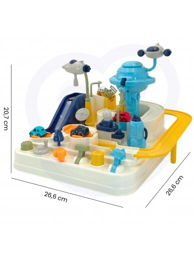 WOOPIE interaktyvioji automobilių trasa „Kosminiai nuotykiai“ 9