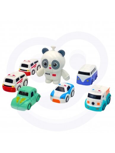 WOOPIE interaktyvioji automobilių trasa „Panda's Space Adventure“ 8