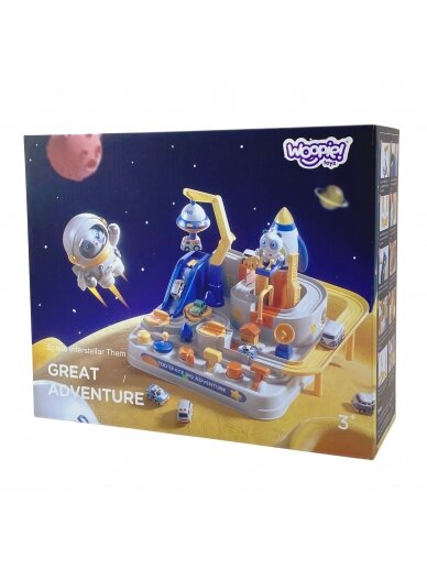 WOOPIE interaktyvioji automobilių trasa „Panda's Space Adventure“ 9