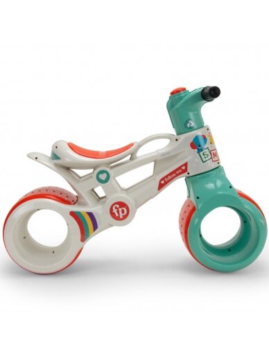 INJUSA Ride On Balance Bike Fisher Price platūs ratai 4