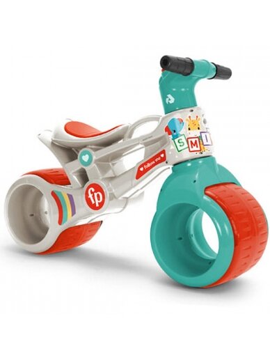 INJUSA Ride On Balance Bike Fisher Price platūs ratai 5