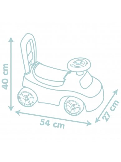 SMOBY Little Ride On Push Stūmiklis su ragu 10