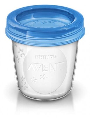 Pieno laikymo indeliai PHILIPS AVENT 5x180ml SCF619/05