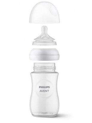 Buteliukas Philips Avent Responsive Natural 260ml SCY903/21 Blue