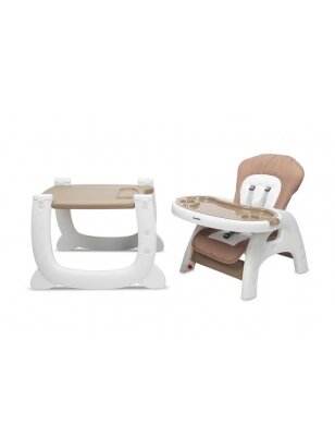 Maitinimo kėdute CARETERO Homee 2in1 Brown