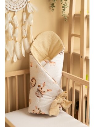 Vokelis SENSILLO Muslin White/Beige 75x75