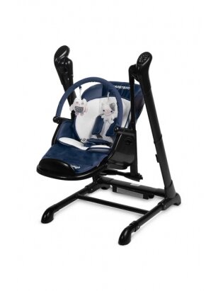 Maitinimo kėdutė - sūpynės CARETERO Indigo Black Navy