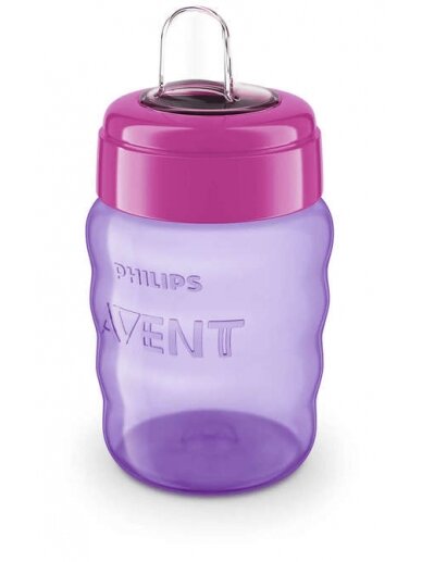 Puodelis PHILIPS AVENT su kandikliu Classic 260ml 9mėn+ SCF553/03 Violet 2