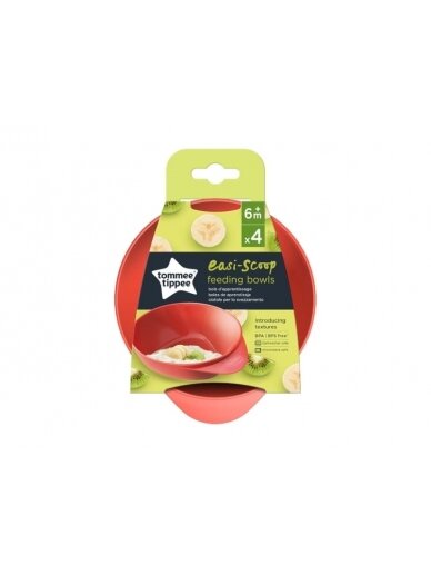 TOMMEE TIPPEE dubenėliai EASY SCOOP, 4 vnt., 44671492 1