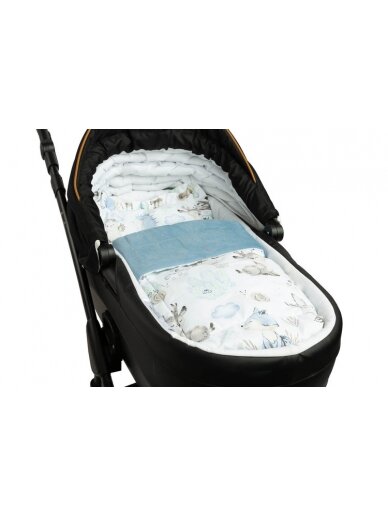 Pagalvėlė Sensillo su pleduku Velvet Walker Set Blue 1