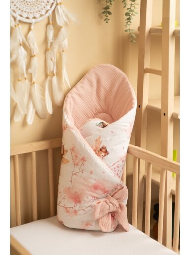 Vokelis SENSILLO Muslin Fairy Pink 75x75 2