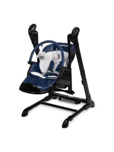 Maitinimo kėdutė - sūpynės CARETERO Indigo Black Navy 1