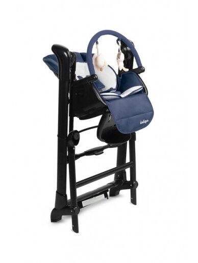 Maitinimo kėdutė - sūpynės CARETERO Indigo Black Navy 16