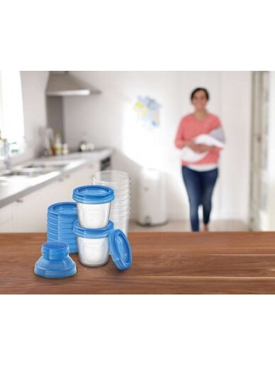 PHILIPS AVENT indeliai motinos pienui laikyti VIA 2