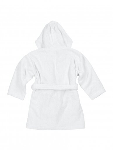 Terry bathrobe for children, Meyco Baby, (white) 1