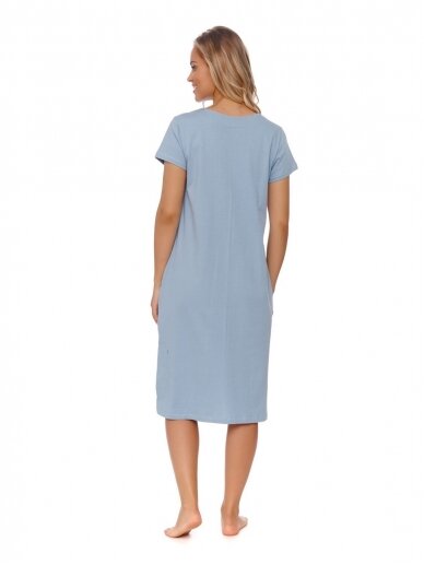 Maternity breastfeeding nightdress, Flow by DN (light blue) 4