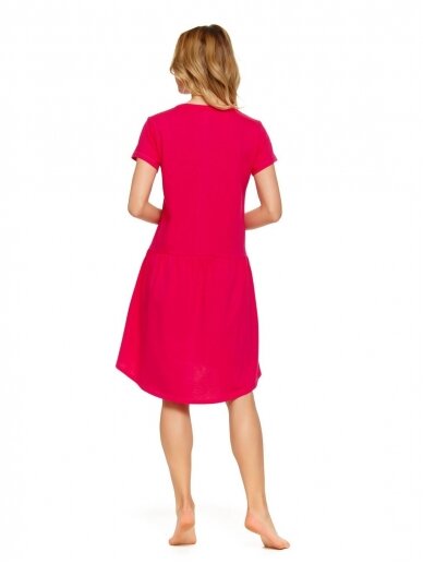 Maternity breastfeeding nightdress by DN (hot pink) 5