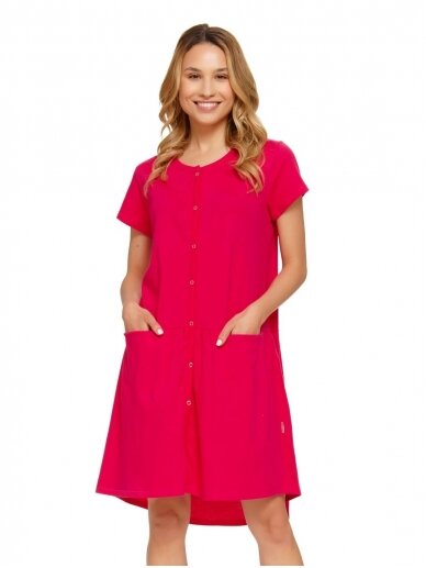 Maternity breastfeeding nightdress by DN (hot pink)