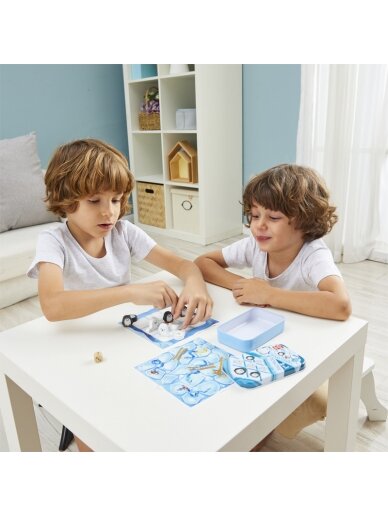 HAPE 2in1 žaidimai Tic Tac Toe/Snakes&Ladders, E0478A 1