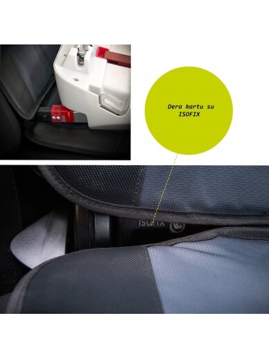 HAUCK automobilio sėdynės apsauga Sit on Me Deluxe Black 61802-8 3