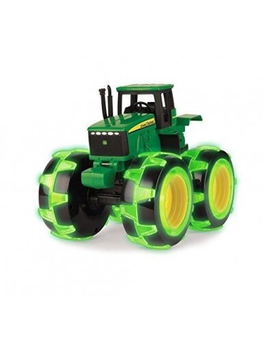 JOHN DEERE traktorius su šviečiančiais ratais Monster, 46434 1