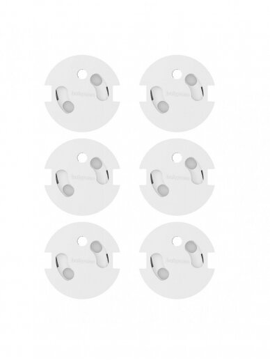 Electrical outlet safety cover. Rotating cover system, 6pcs by BabyOno