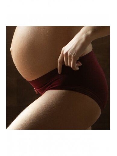 Maternity panties, Milk, Cache Coeur (burgundy) 3