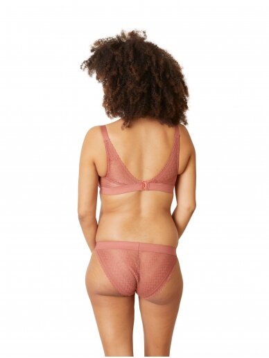 Panties SERENA, Terracotta, Cache Coeur 1