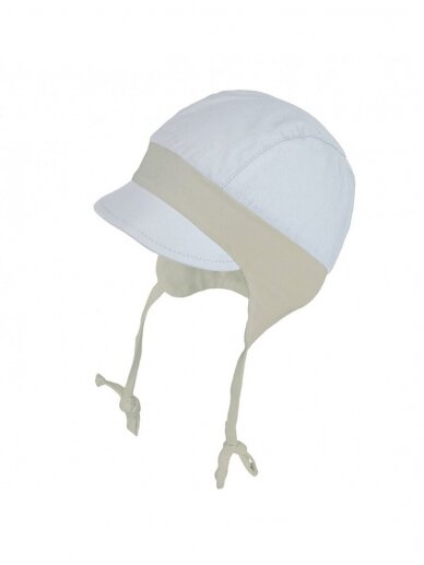 TuTu hat with beak and laces, UV+30, (light grey)