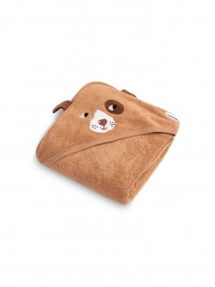 Terry cotton towel 90x90, Sensillo (Brown dog)